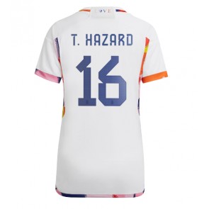 Belgien Thorgan Hazard #16 Udebanetrøje Dame VM 2022 Kort ærmer